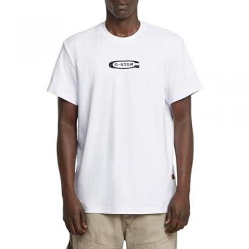 G‑Star Vintage Old Skool Long‑Sleeve Tee – White L