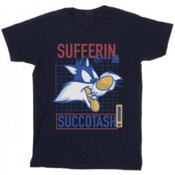 Looney Tunes Girls Sylvester Sufferin Succotash Cotton Tee