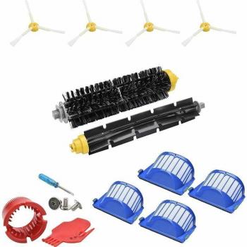 Kit di sostituzione Ulisim per iRobot Roomba 675/676/677/655: filtro, spazzola laterale e rullo mop