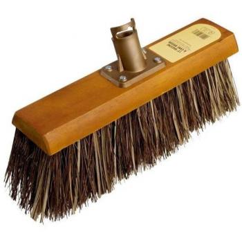 Brown 13-Inch Cane Broom Head for Groundsman Basin