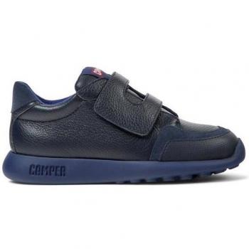 Camper Driftie K800507-003 zapatillas para niño en piel color azul marino