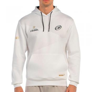 BULLPADEL Baque Con Capucha para Padel Hombre (Blanco)