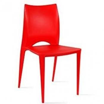 Oviala Chaise de Jardin en Plastique Jaune