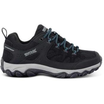 Regatta Edgepoint Breathable Waterproof Low Walking Shoes In Black