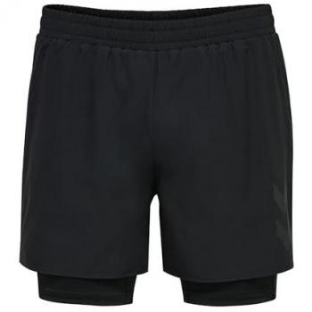 Hummel 2 in 1 Shorts MT Force Black 2XL male