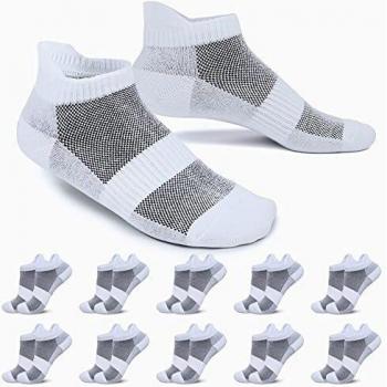 Calzini EKSHER 10 Paia Corti Bianco 39‑42 (Donna e Uomo)