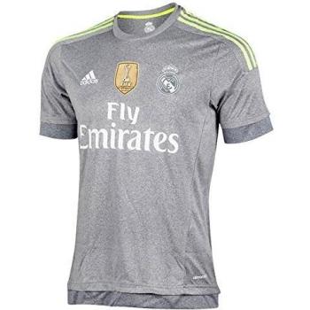 Tissu Officiel Real Madrid – Équipement Sec 2015/2016 – Adidas – XL – Gris/Lima