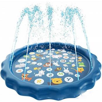 170cm Round Summer Inflatable Children's Animal Water Games Mat