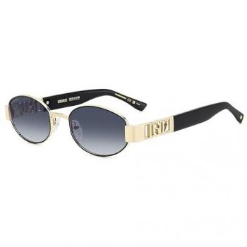 Dsquared2 Men’s Stylish Gold‑Blue Sunglasses, 53 mm
