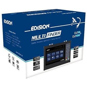 Edision Multi-Finder DVB-S/C/T2 Messgerät und CCTV Tester