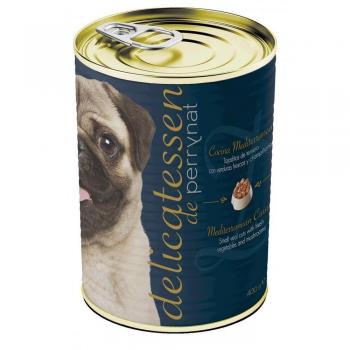 Dibaq Perrynat Delicatessen Alimento Húmedo para Perros con Ternera y Pollo, 400 gr