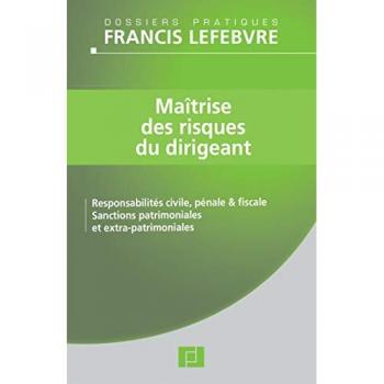 Maîtrise des risques du dirigeant : Responsabilité civile, pénale et fiscale ; Sanctions patrimoniales et extra-patrimoniales