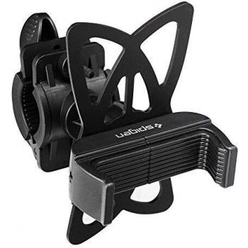 Supporto per smartphone Spigen, Universale Regolabile, Visualizza Contenuto a 360°, 2 Gomma Cinghie Rotante Phone Holder Mount manubrio della bici della porta cellulare culla pinza