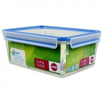 Emsa Clip & Close Conservador Hermético Rectangular 3,7 L