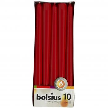Bolsius 10 Candele di Carta – Rosso