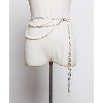 Ceinture Mode ÉAM avec Détails en Perles
