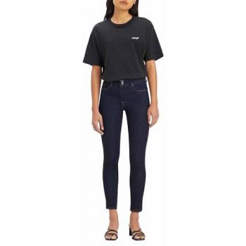 Levi's 711 Doppio Bottone Jeans Blu Wave Rinse