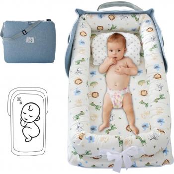 Lit de voyage pour bébé en coton