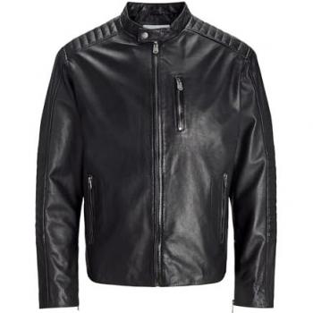 Liam Black Leather Jacket