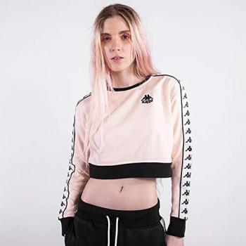 Kappa Ays Auth Herren‑Sportjacke XL – Rosa/Schwarz