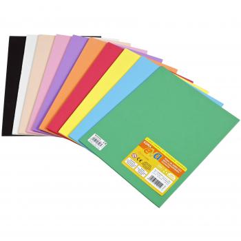 Carchivo 133319, Pack 10 Hojas Goma Eva 2 mm, 220 x 300 mm, Multicolor