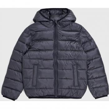 Chaqueta con capucha Champion Legacy gris infantil