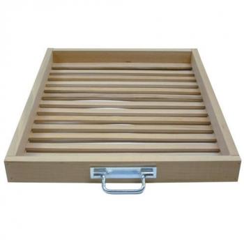 Étagère de rangement en métal avec poignées pour légumier Masy