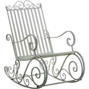 Bianco Sedia Dondolo Smilla