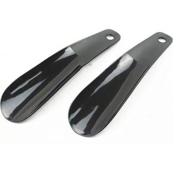 Chaussures cornes cuillère 16 cm noire