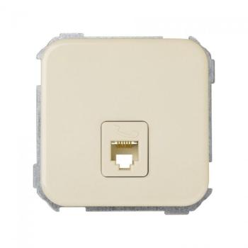 Toma de teléfono SIMON 31 marfil 6 conexiones