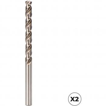 Pack con 2 brocas cilíndricas cortas HSSE DIN-338N inox 3,25mm Iz27445 Izar