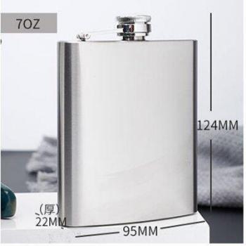 Deouny RVS Heupfles 8Oz