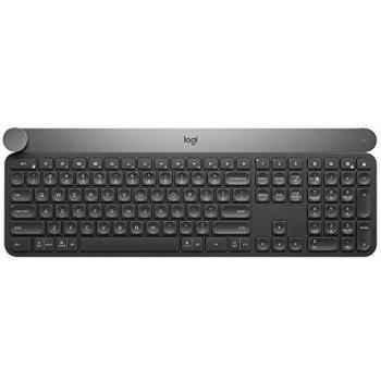 Logitech Craft Keyboard – Wireless USB, Black Anthracite, Creative Input Dial