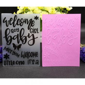 Plastic Embossing Folder for Card Making
