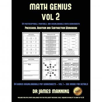 Preschool Addition and Subtraction Workbook