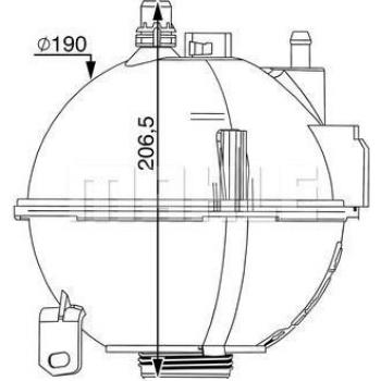 MAHLE serbatoio di espansione originale CRT 210 000S