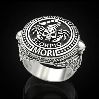 Anillo Antiguo Scorpion Punk Metal