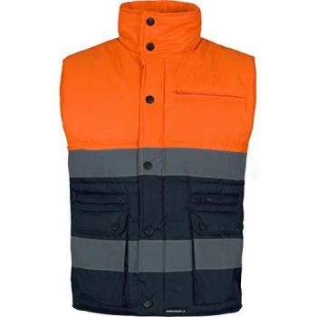 Chaleco ProtectaVisión Poliéster Acero