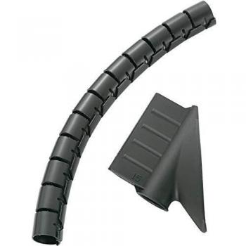 Gaine spirale 20 mm max noir 5 m