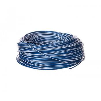 Cavo Elettrico Bicolore H05V-K 0,5 mm² 100m Blu Scuro/bianco