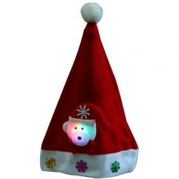 Xmas LED Light Up Santa Hat
