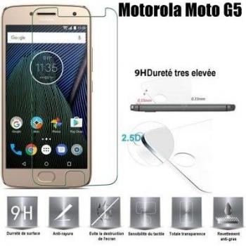 Protection Écran Moto G5 en Verre Trempé (2 unités)