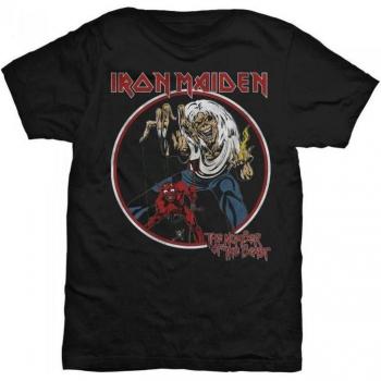 Iron Maiden Long Sleeve – Numero della Bestia (XL, Nero)