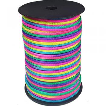 100M 4mm Rainbow Dyed Paracord