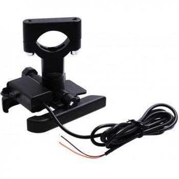 Motorcycle Phone Holder with USB Port