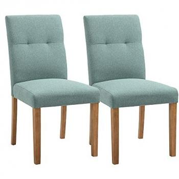 Sillas de Cocina HOMCOM 2 con Asiento Lino