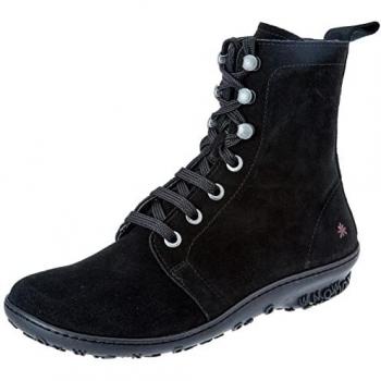 Botines de Mujer Art 1436 LUX Suede Antibes Black