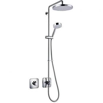 Mira Showers Adept Built-in Rigid Mixer Shower, Chrome