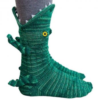 Crocodile Chic Noël Chaussettes Funky