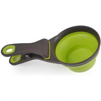 Travel Pet Bowl with Measuring Cup